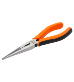 Alicates de boca semirredonda con mangos bi-componentes y acabado lacado, 210 mm  2470 G-200