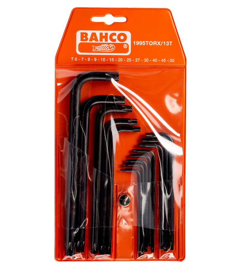 Juego de llaves hexagonales tipo allen TORX® largas y fosfatadas (13 piezas)  1995TORX/13T