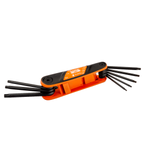 les Torx en navaja con acabaJuego de llaves hexagonado fosfatado y mango suave (8 piezas)  BE-8975B