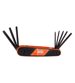 les Torx en navaja con acabaJuego de llaves hexagonado fosfatado y mango suave (8 piezas)  BE-8975B