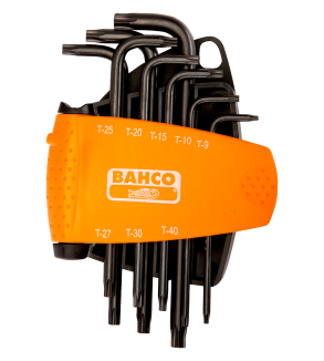 Juego de llaves hexagonales tipo allen TORX® fosfatadas (8 piezas)  BE-9575
