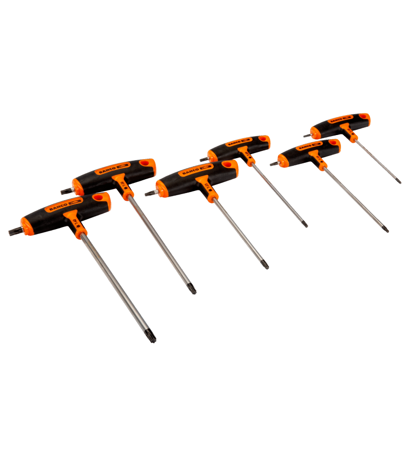 Juego de destornillador TORX® con mango en T T10-T40 - 6 unidades  903T-2