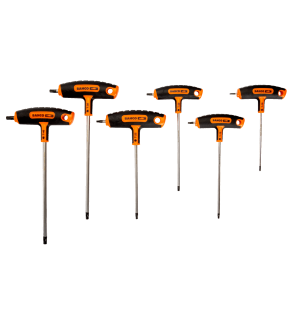 Juego de destornillador TORX® con mango en T T10-T40 - 6 unidades  903T-2