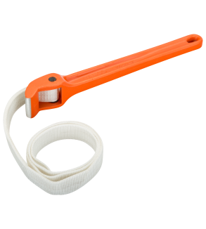 Llaves para tubo especiales con correa de nylon y mango de acero  375-8