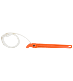 Llaves para tubo especiales con correa de nylon y mango de acero  375-8