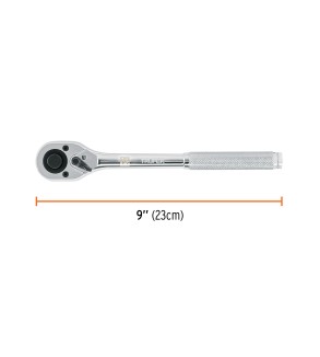 Matraca cuadro 1/2" cabeza de pera de liberación rápida Código: 13410 Clave: M-1249