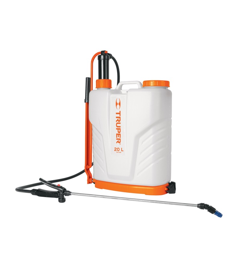 Fumigador de 20 L manual de mochila, Truper Código: 14193 Clave: FUM-20
