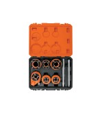 Juego de 7 tarrajas para tubo de 1/2" a 2", Truper Expert Código: 15721 Clave: T-852X