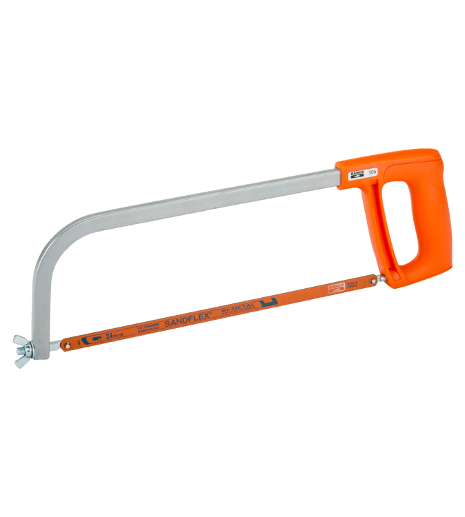 Arco de sierra para metales compacto, 470 mm  306 BAHCO
