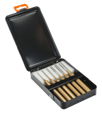 Juego de botadores cilíndricos con mango octogonal - 6 unidades/caja  3734S/6 BAHCO