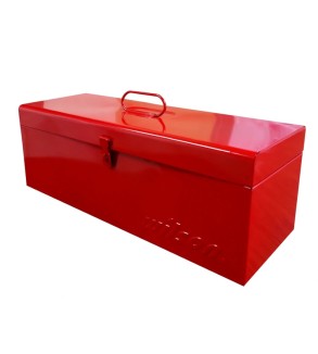 CAJA DE HERRAMIENTAS METALICA ROJA