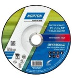 Disco Abrasivo Desbaste Metal 4-1/2" x 1/4" (6mm) x 7/8" BDA640 Norton