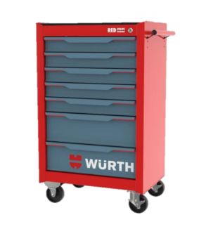 CARRO DE HERRAMIENTAS 07 CAJONES REDSTRIPE  CON HERRAMIENTAS AISLADAS 1000V       -         WURTH