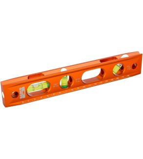 Nivel de Aluminio Torpedo Profesional Bahco 426TOR9 Color Naranja
