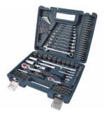 JUEGO DE DADOS Y RATCHET DE FIJACION X 134 PZ
