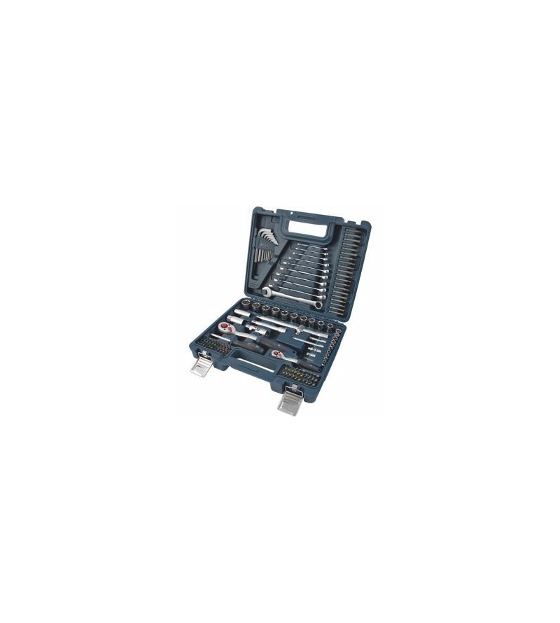 JUEGO DE DADOS Y RATCHET DE FIJACION X 134 PZ