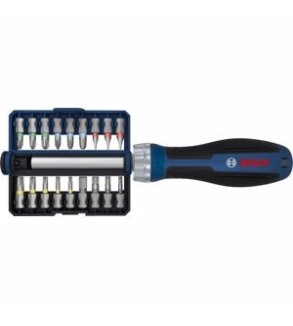 DESTORNILLADOR PUNTA RATCHET + 19 BITS