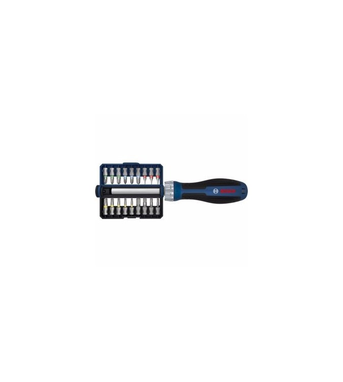 DESTORNILLADOR PUNTA RATCHET + 19 BITS