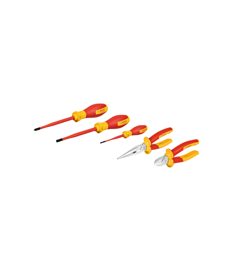 VDE JUEGO MIXTO HERRAMINETAS MANUALES 5PCS BOSCH