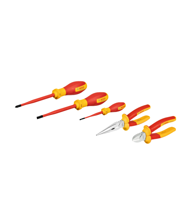 VDE JUEGO MIXTO HERRAMINETAS MANUALES 5PCS BOSCH