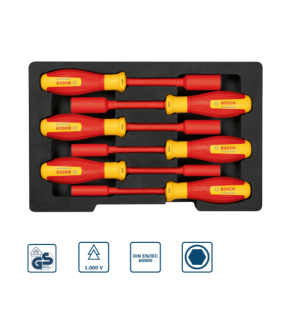 SET DE LLAVES DE VASO VDE 1600A02NF3 BOSCH