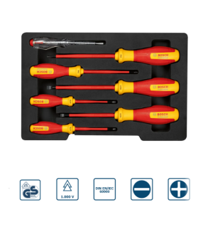 SET DE DESTORNILLADORES VDE 7PZAS 1600A02NF7 BOSCH